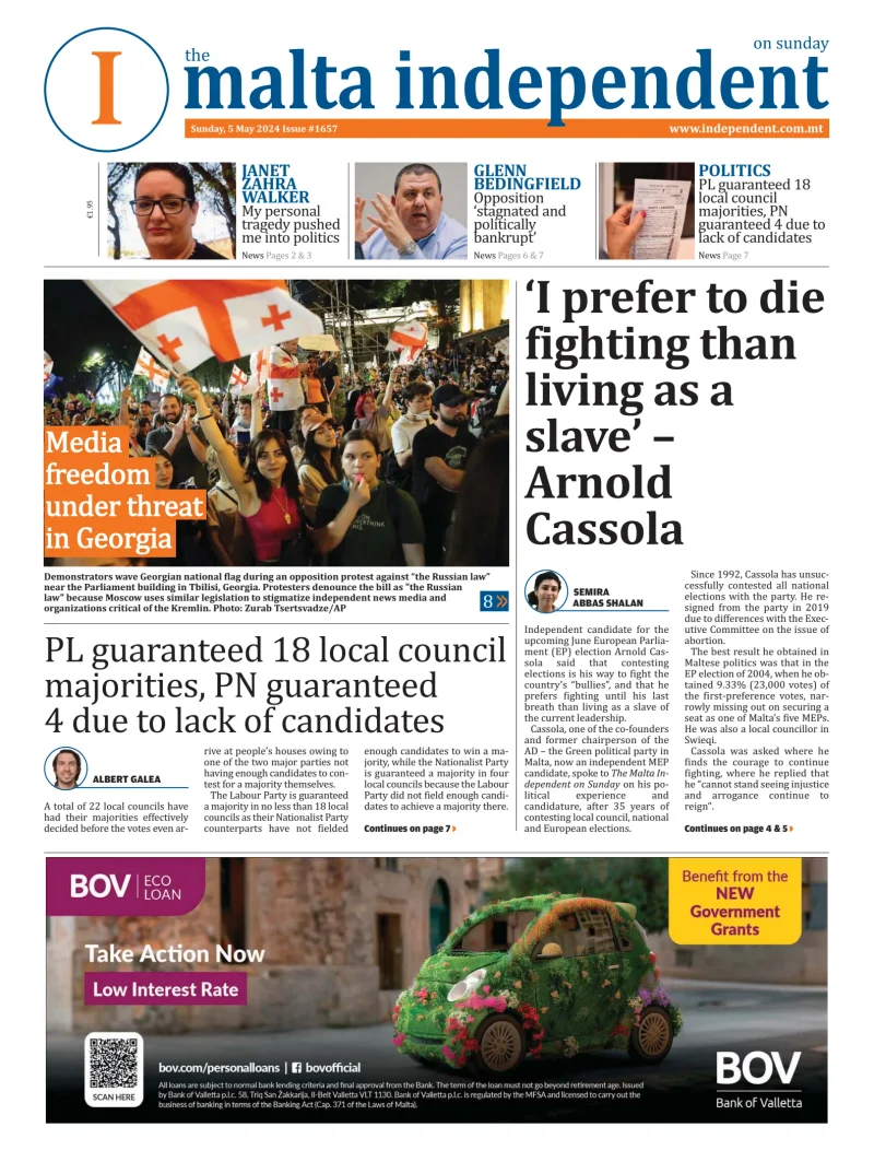 The Malta Independent on Sunday