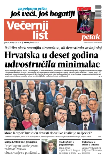 Večernji list - Hrvatska - 9 Feb 2024