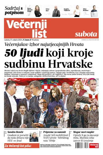 Večernji list - Hrvatska - 17 Feb 2024