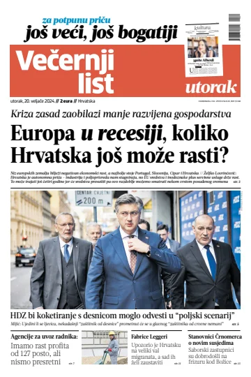 Večernji list - Hrvatska - 20 Feb 2024