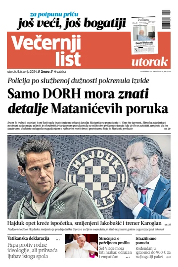 Večernji list - Hrvatska - 09 四月 2024