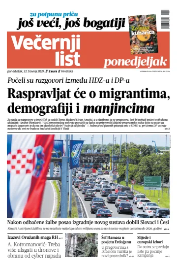 Večernji list - Hrvatska - 22 abril 2024