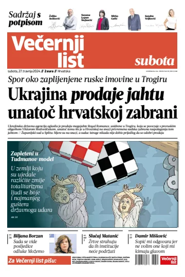Večernji list - Hrvatska - 27 四月 2024