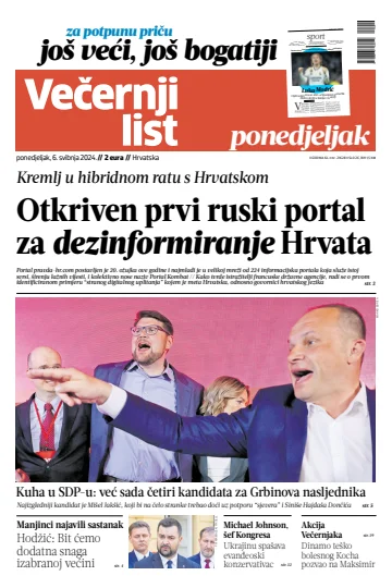 Večernji list - Hrvatska - 6 May 2024