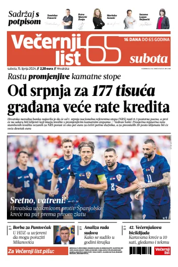 Večernji list - Hrvatska - 15 июн. 2024
