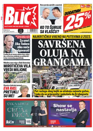 Blic - 28 七月 2023