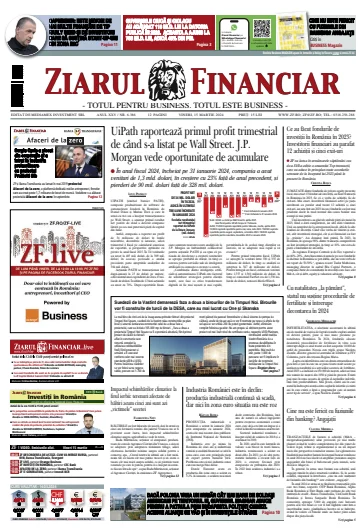 Ziarul Financiar - 15 Mar 2024