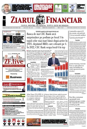 Ziarul Financiar - 20 Mar 2024