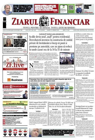 Ziarul Financiar - 16 Ebri 2024