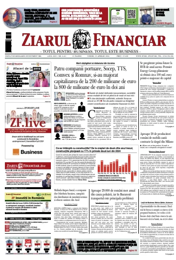 Ziarul Financiar - 19 四月 2024