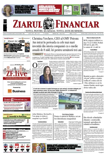 Ziarul Financiar - 01 maio 2024