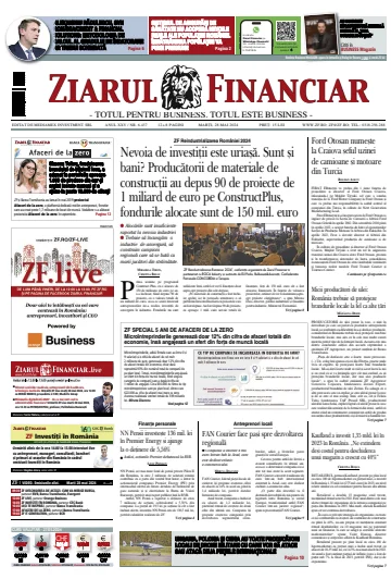 Ziarul Financiar - 28 maio 2024