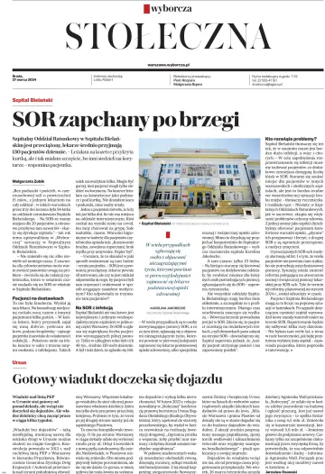 Gazeta Wyborcza Stołeczna - 27 março 2024