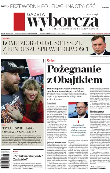 Gazeta Wyborcza - Wydanie Główne - 2 Feb 2024