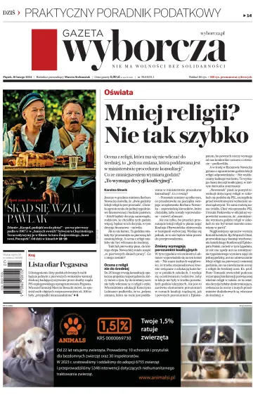 Gazeta Wyborcza - Wydanie Główne - 16 Feb 2024