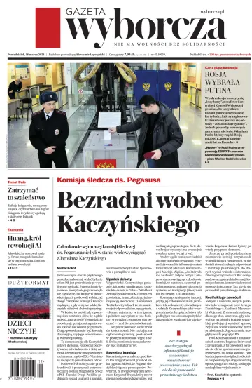 Gazeta Wyborcza - Wydanie Główne - 18 Mar 2024