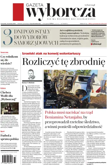 Gazeta Wyborcza - Wydanie Główne - 04 апр. 2024