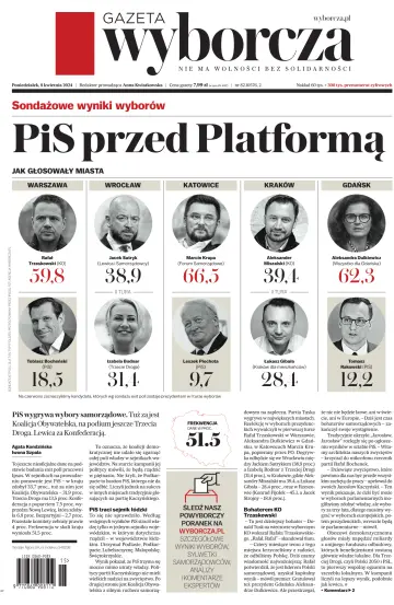 Gazeta Wyborcza - Wydanie Główne - 08 4월 2024