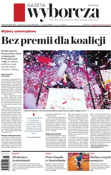 Gazeta Wyborcza - Wydanie Główne - 09 四月 2024