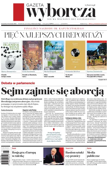 Gazeta Wyborcza - Wydanie Główne - 11 Ebri 2024