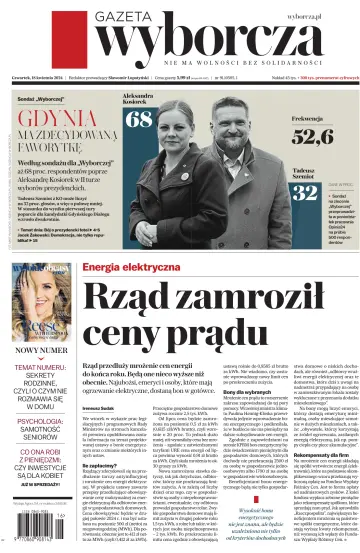 Gazeta Wyborcza - Wydanie Główne - 18 四月 2024