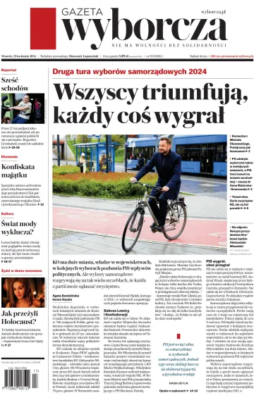 Gazeta Wyborcza - Wydanie Główne - 23 Aib 2024