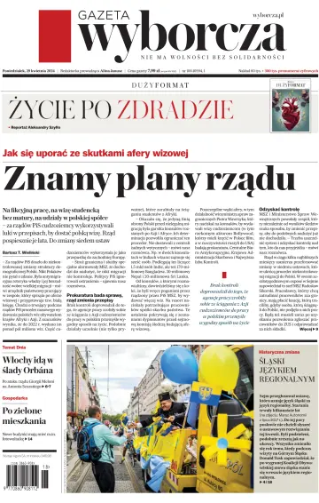 Gazeta Wyborcza - Wydanie Główne - 29 4월 2024