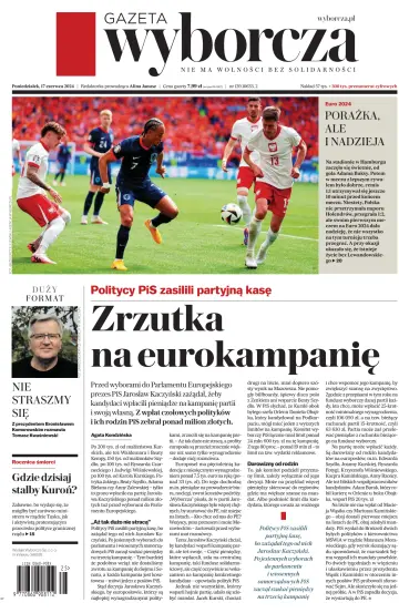Gazeta Wyborcza - Wydanie Główne - 17 六月 2024