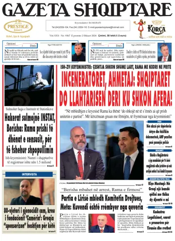 Gazeta Shqiptare - 2 Feb 2024