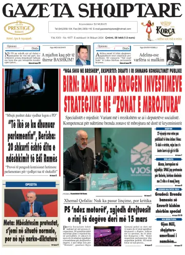 Gazeta Shqiptare - 14 Feb 2024