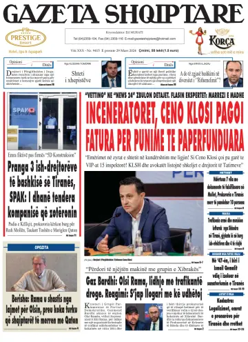 Gazeta Shqiptare - 29 Mar 2024