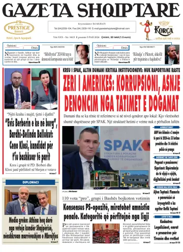 Gazeta Shqiptare - 5 Apr 2024