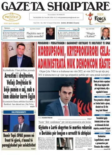 Gazeta Shqiptare - 08 abr. 2024