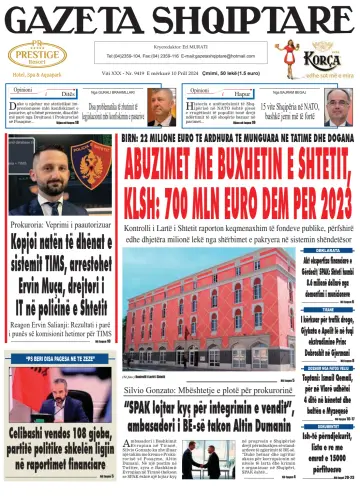 Gazeta Shqiptare - 10 四月 2024