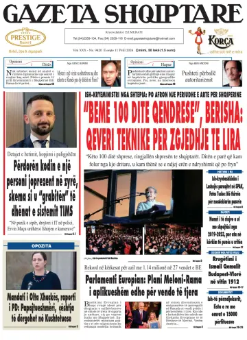 Gazeta Shqiptare - 11 4月 2024
