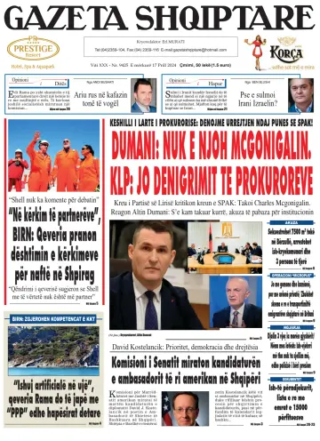 Gazeta Shqiptare - 17 апр. 2024