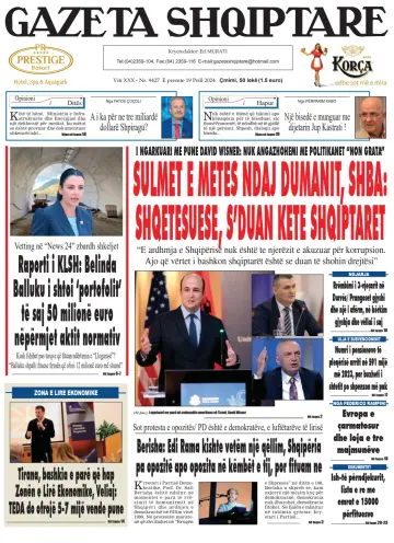 Gazeta Shqiptare - 19 4月 2024