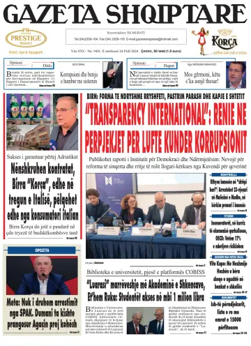 Gazeta Shqiptare - 24 abr. 2024