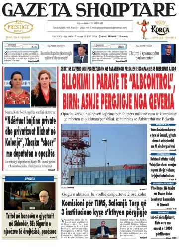 Gazeta Shqiptare - 30 4月 2024
