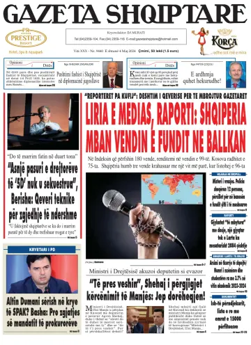 Gazeta Shqiptare - 4 Bealtaine 2024