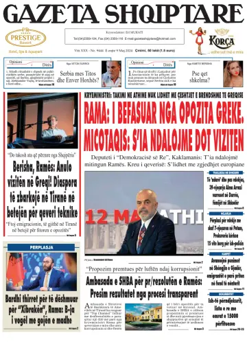 Gazeta Shqiptare - 9 May 2024