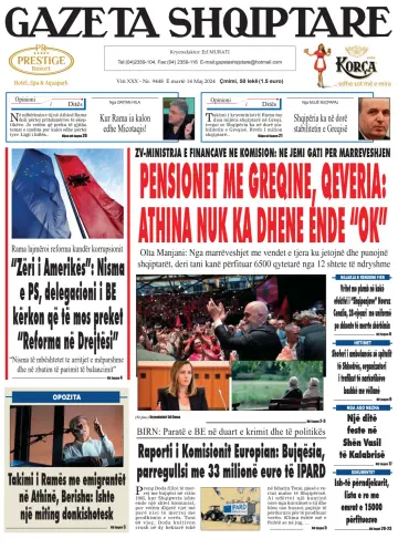 Gazeta Shqiptare - 14 May 2024