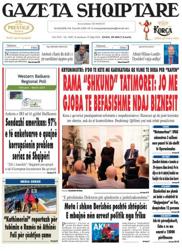 Gazeta Shqiptare - 15 May 2024