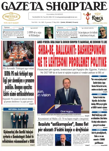 Gazeta Shqiptare - 17 May 2024