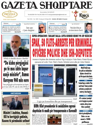 Gazeta Shqiptare - 18 May 2024