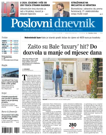 Poslovni Dnevnik - 11 四月 2024