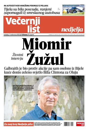 Večernji list - Zagreb - 7 Aug 2022
