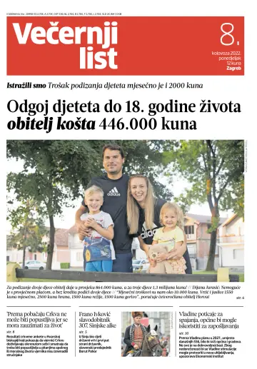 Večernji list - Zagreb - 8 Aug 2022