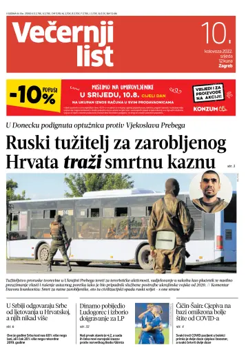 Večernji list - Zagreb - 10 Aug 2022