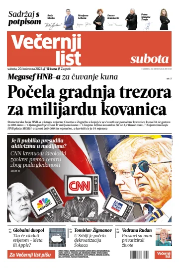 Večernji list - Zagreb - 20 Aug 2022